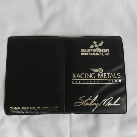 Nascar Superior Performance Racing Metal Card 1991 Silver Sterling Marlin #963 - Picture 2 of 2